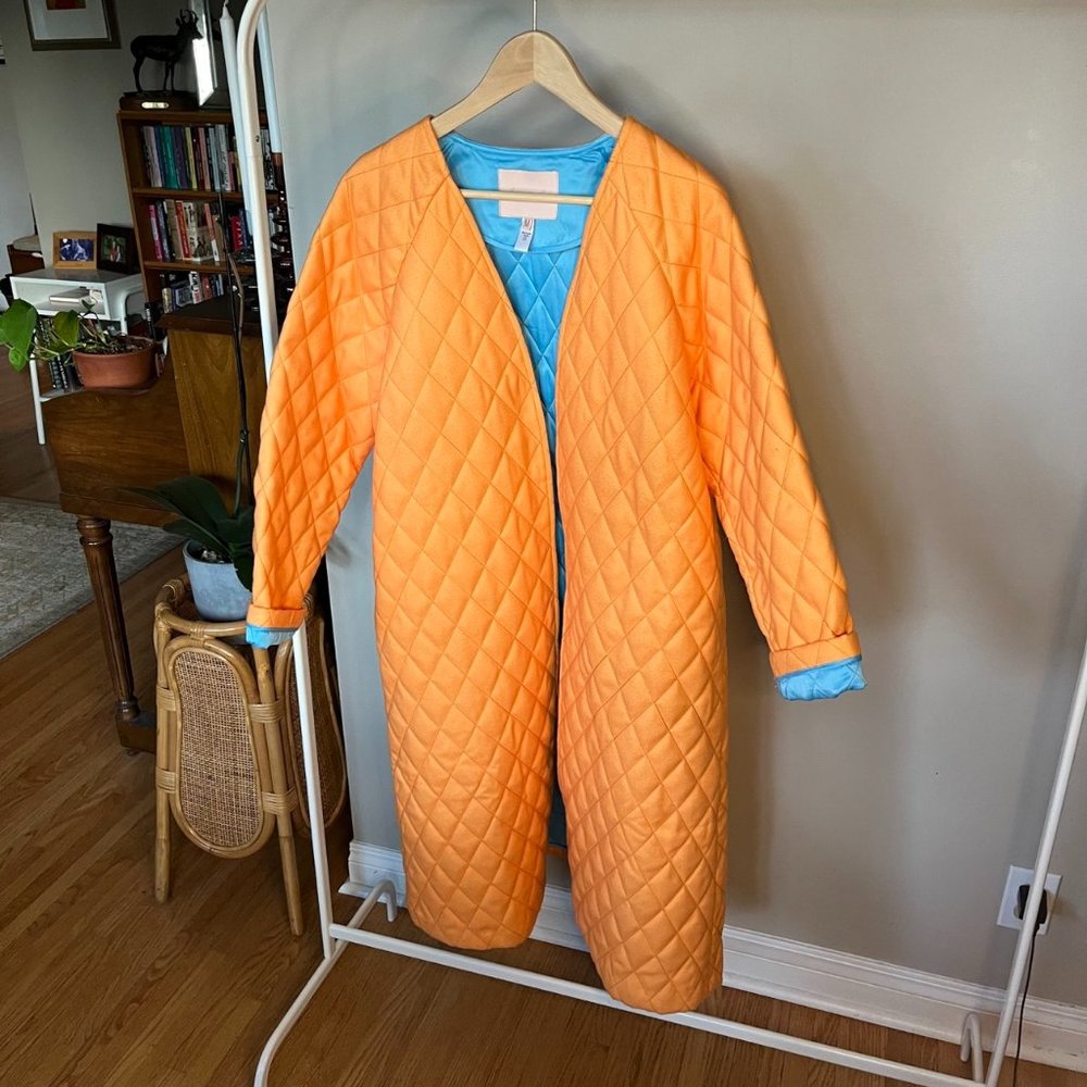 Anthropologie / Hutch / Statement Jacket / Orange and Blue